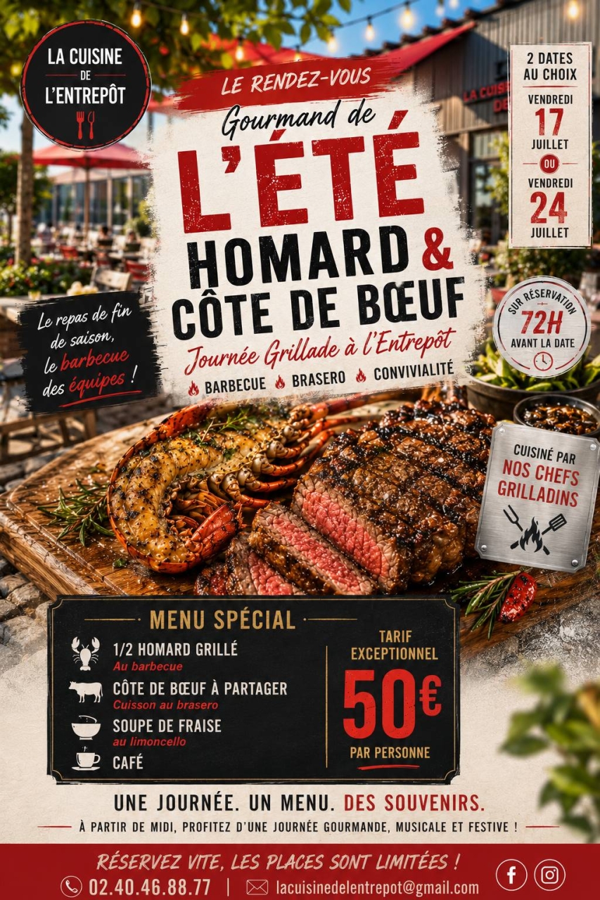 La Cuisine De L'Entrepot - Restaurant Couëron - restaurant a faire COUERON
